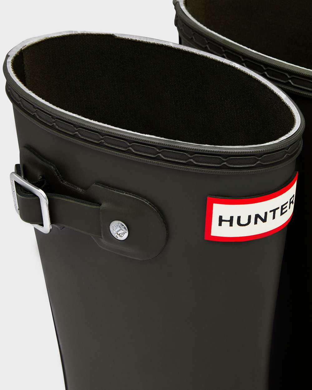 Hunter Yağmur Çizmesi Çocuk Koyu Zeytin Yeşili - Original Big - Türkiye GB8019563